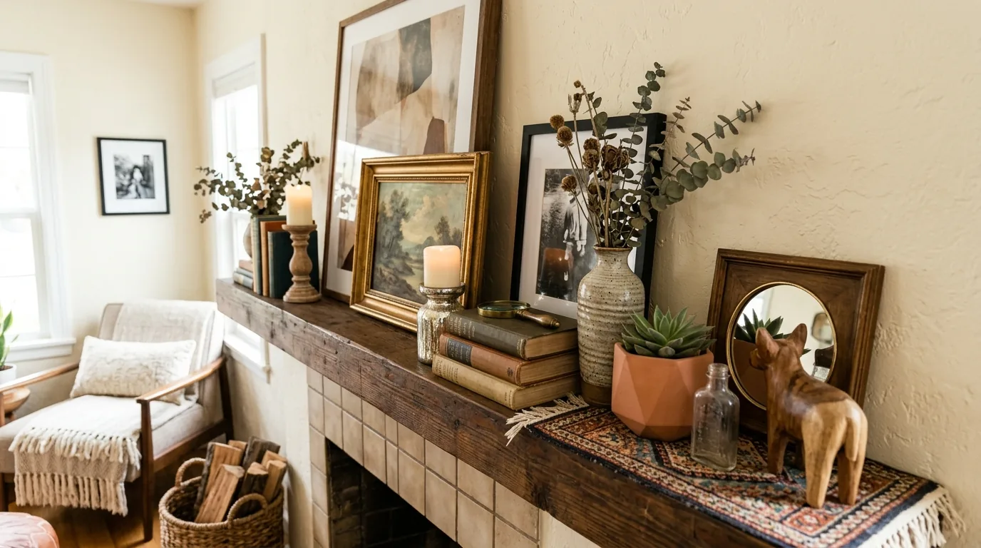 Keep decor low if you have a TV above